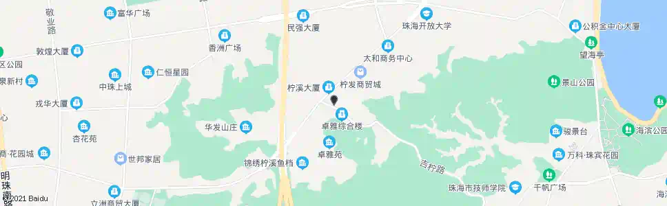 珠海青竹花园_公交站地图_珠海公交_妙搜公交查询2025