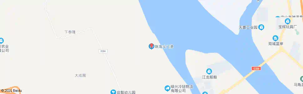 珠海斗门港_公交站地图_珠海公交_妙搜公交查询2025