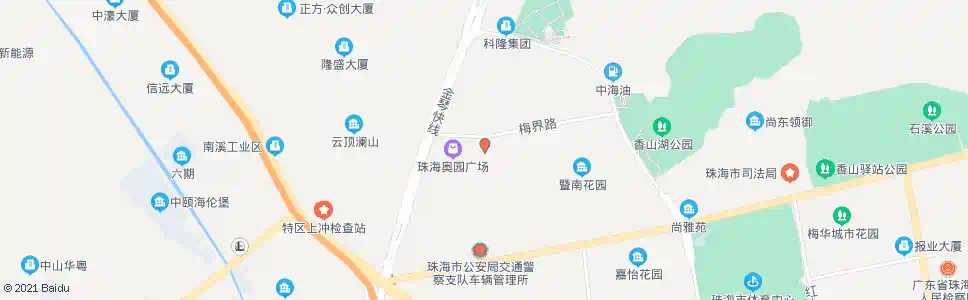 珠海荔山村西_公交站地图_珠海公交_妙搜公交查询2025
