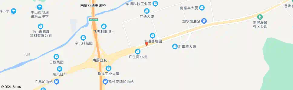 珠海珠光汽车公司_公交站地图_珠海公交_妙搜公交查询2025