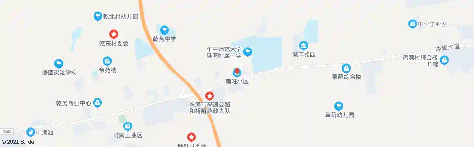珠海南旺小区(新堂路)_公交站地图_珠海公交_妙搜公交查询2025
