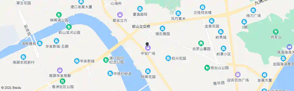 珠海港一路_公交站地图_珠海公交_妙搜公交查询2025