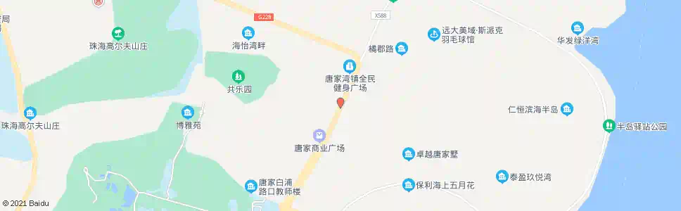 珠海唐家市场_公交站地图_珠海公交_妙搜公交查询2025