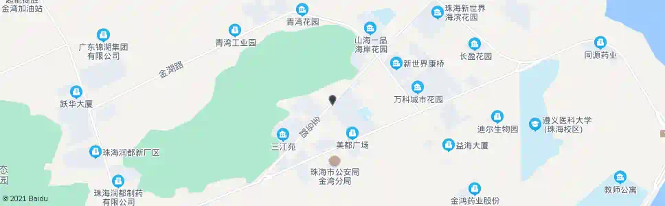 珠海金海岸中学_公交站地图_珠海公交_妙搜公交查询2025