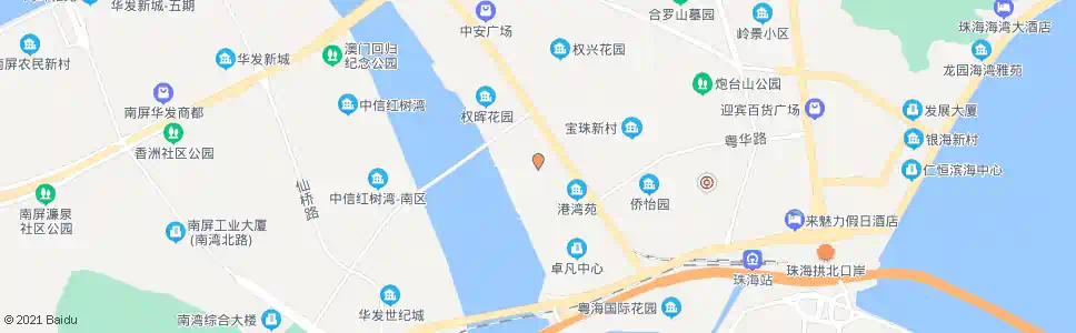 珠海夏湾_公交站地图_珠海公交_妙搜公交查询2025