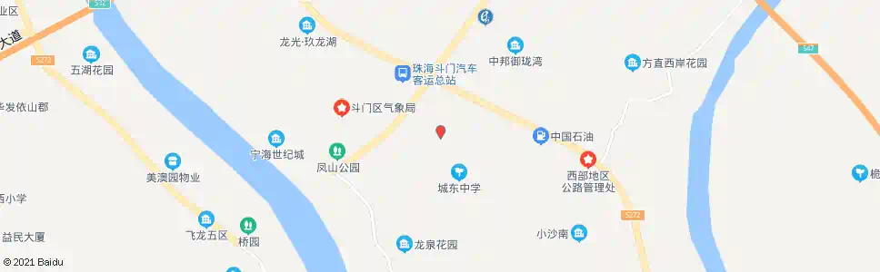 珠海公共汽车城东站场_公交站地图_珠海公交_妙搜公交查询2025