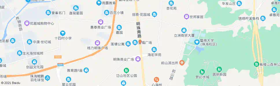 珠海明珠中_公交站地图_珠海公交_妙搜公交查询2025