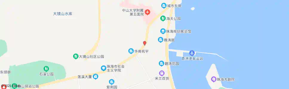 珠海华子石东_公交站地图_珠海公交_妙搜公交查询2025