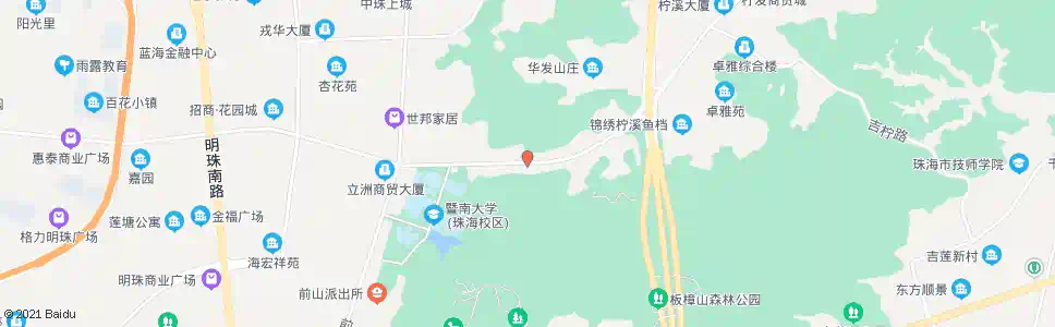 珠海卓雅花园_公交站地图_珠海公交_妙搜公交查询2025