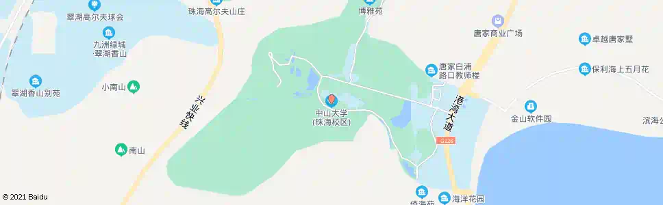 珠海中山大学_公交站地图_珠海公交_妙搜公交查询2025