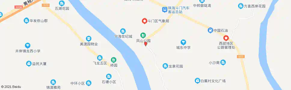 珠海城东家私城_公交站地图_珠海公交_妙搜公交查询2025