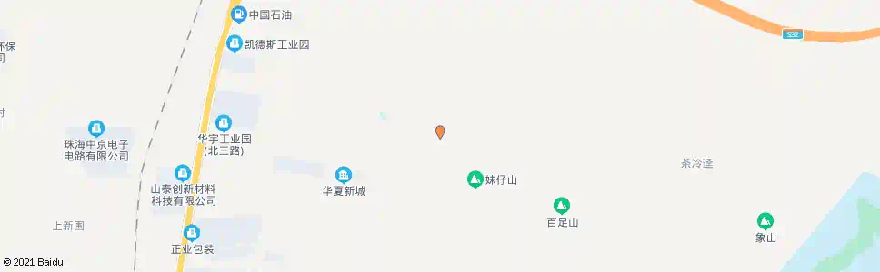 珠海网山_公交站地图_珠海公交_妙搜公交查询2025