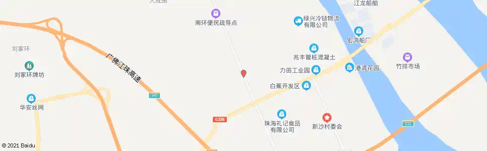 珠海新二_公交站地图_珠海公交_妙搜公交查询2025