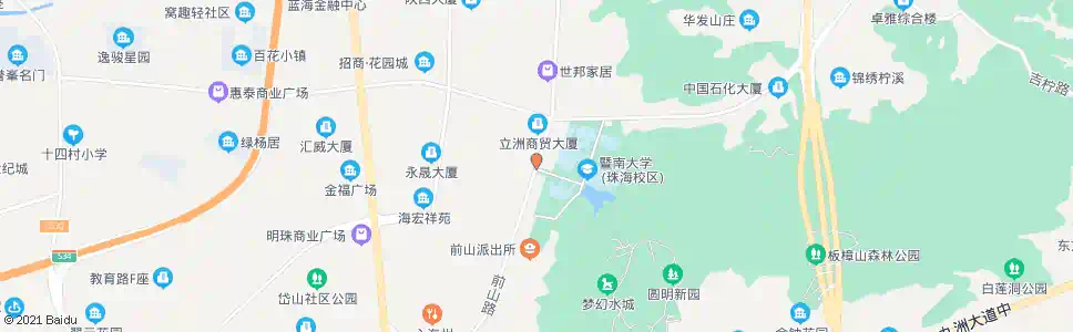 珠海暨南大学_公交站地图_珠海公交_妙搜公交查询2025