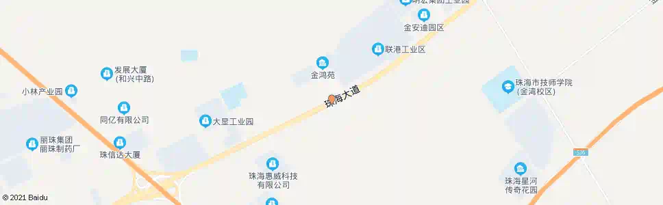 珠海红灯小学_公交站地图_珠海公交_妙搜公交查询2025