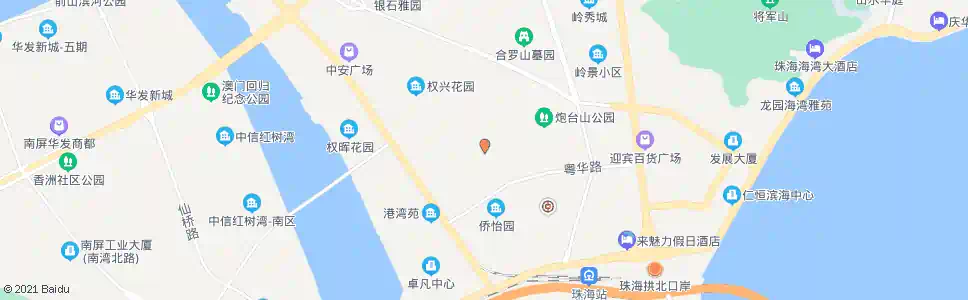 珠海夏湾新村_公交站地图_珠海公交_妙搜公交查询2025
