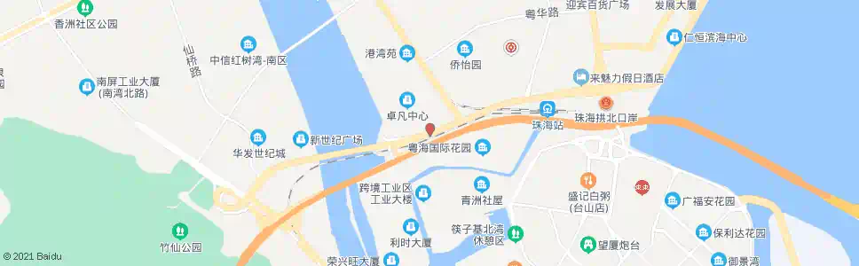 珠海华发国际花园_公交站地图_珠海公交_妙搜公交查询2025