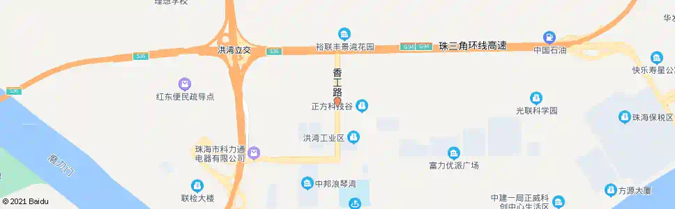 珠海鉴隆玩具_公交站地图_珠海公交_妙搜公交查询2025