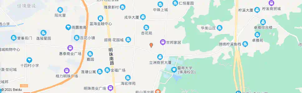 珠海凤山工业城_公交站地图_珠海公交_妙搜公交查询2025