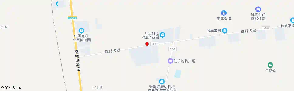 珠海方正_公交站地图_珠海公交_妙搜公交查询2025