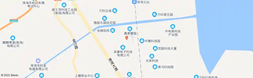 珠海健帆生物_公交站地图_珠海公交_妙搜公交查询2025