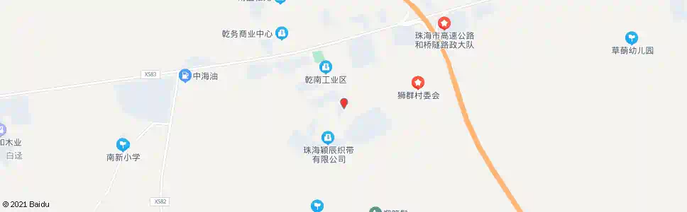 珠海一字桥头_公交站地图_珠海公交_妙搜公交查询2025