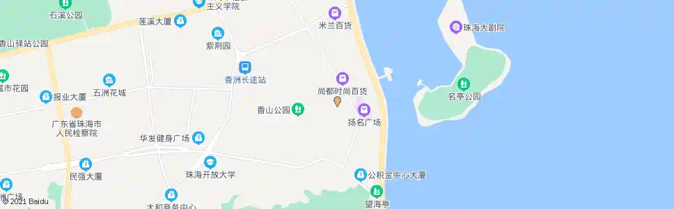 珠海烈士陵园_公交站地图_珠海公交_妙搜公交查询2025