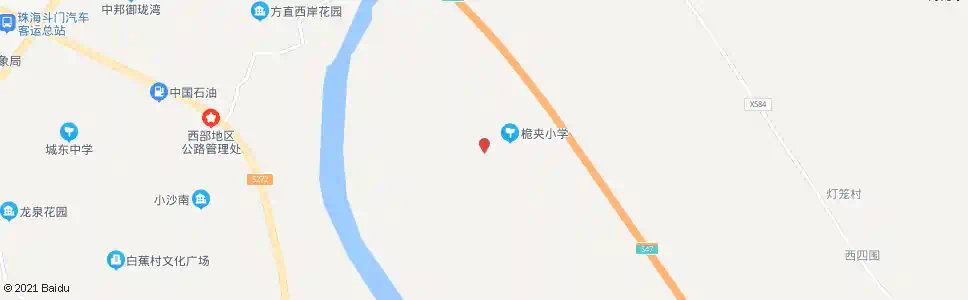 珠海栀夹村委_公交站地图_珠海公交_妙搜公交查询2025