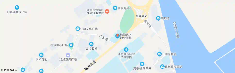 珠海艺术学院_公交站地图_珠海公交_妙搜公交查询2025