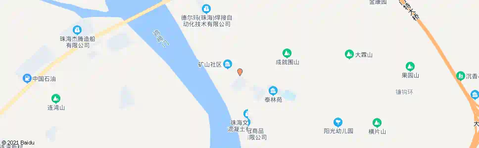 珠海矿山_公交站地图_珠海公交_妙搜公交查询2025