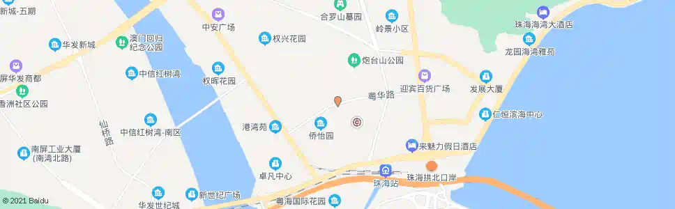 珠海华平路口_公交站地图_珠海公交_妙搜公交查询2025