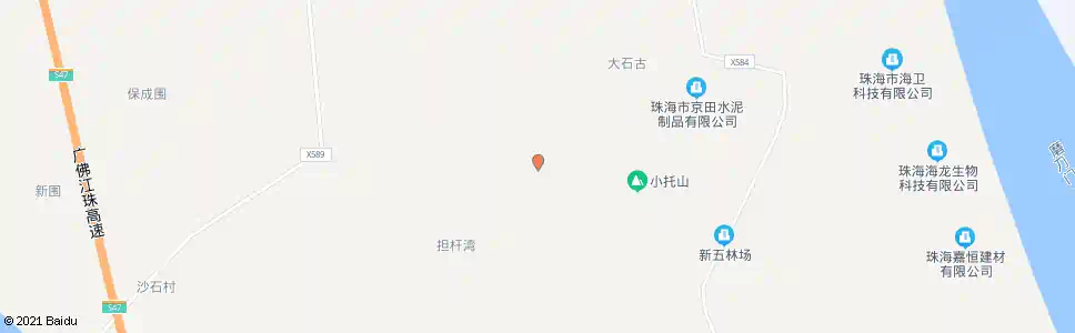 珠海小托村_公交站地图_珠海公交_妙搜公交查询2025