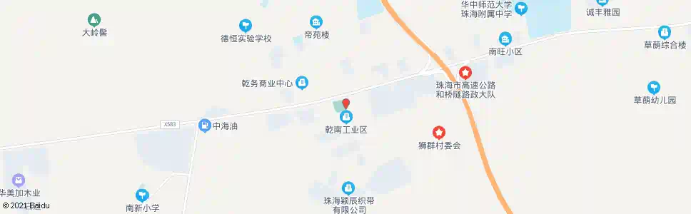 珠海乾南南路_公交站地图_珠海公交_妙搜公交查询2025