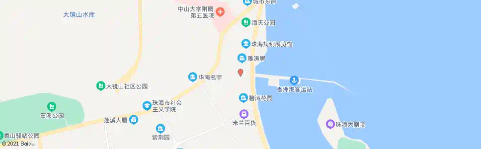 珠海二城广场_公交站地图_珠海公交_妙搜公交查询2025