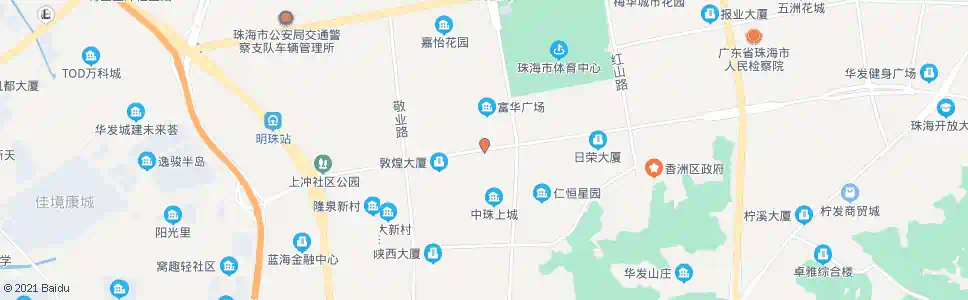 珠海安居园_公交站地图_珠海公交_妙搜公交查询2025