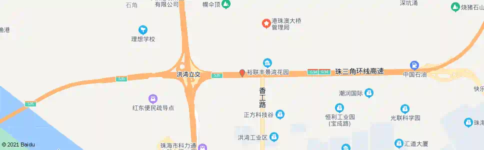 珠海东风街_公交站地图_珠海公交_妙搜公交查询2025
