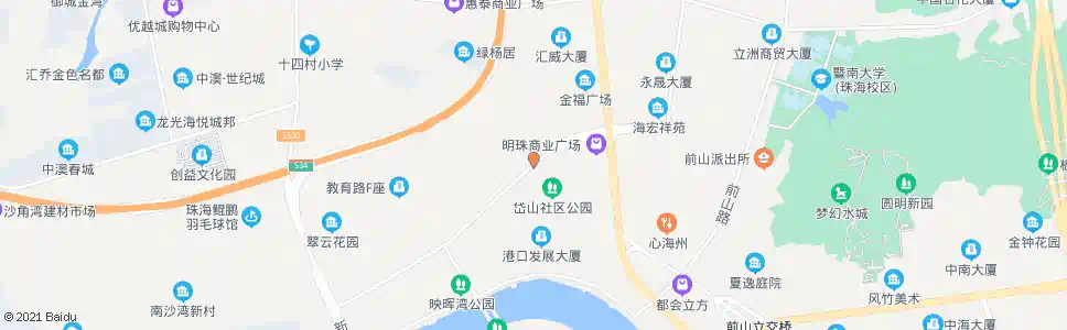珠海人力资源中心_公交站地图_珠海公交_妙搜公交查询2025