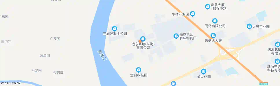 珠海联发路中_公交站地图_珠海公交_妙搜公交查询2025