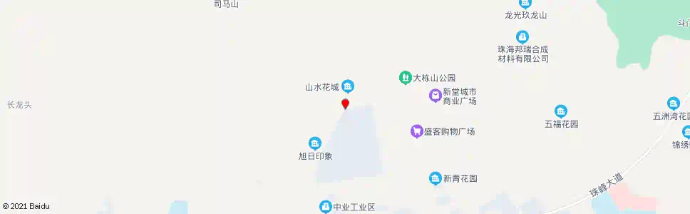 珠海山水花城_公交站地图_珠海公交_妙搜公交查询2025