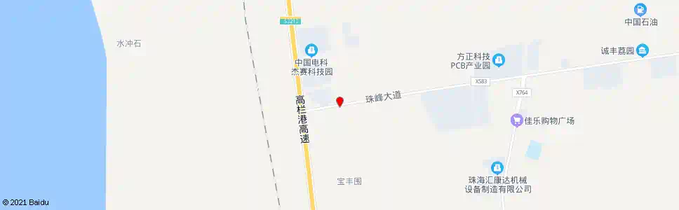 珠海富山工业园_公交站地图_珠海公交_妙搜公交查询2025