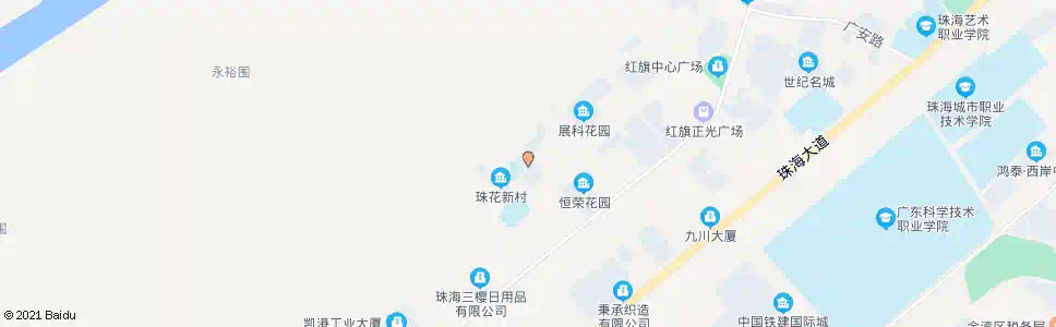 珠海三板小学_公交站地图_珠海公交_妙搜公交查询2025