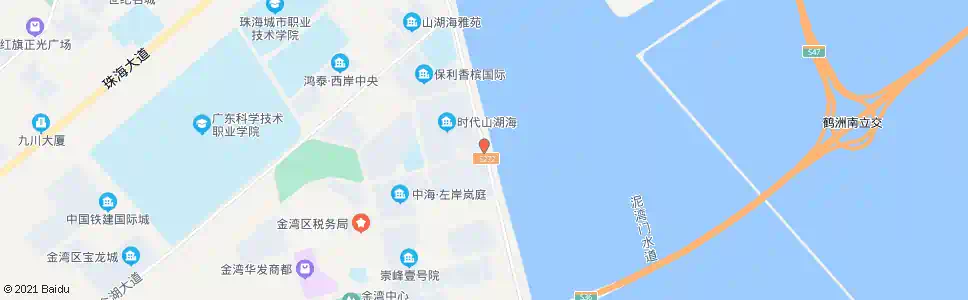 珠海时代山湖海_公交站地图_珠海公交_妙搜公交查询2025