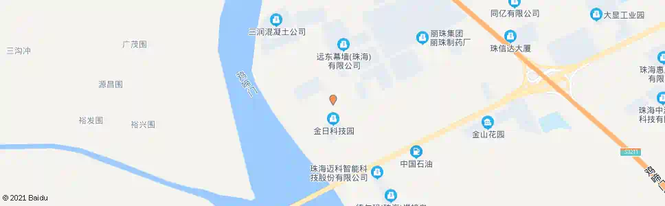 珠海创业西路中_公交站地图_珠海公交_妙搜公交查询2025