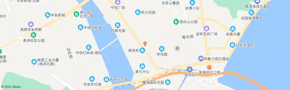 珠海侨光小学_公交站地图_珠海公交_妙搜公交查询2025