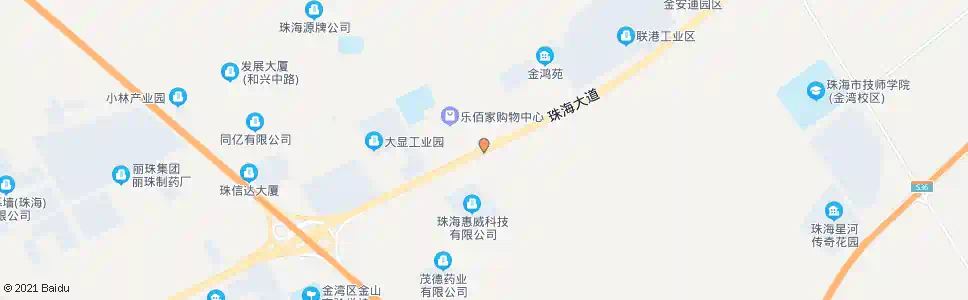 珠海惠威科技(小林东成路口)_公交站地图_珠海公交_妙搜公交查询2025