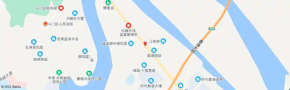 珠海江南岸_公交站地图_珠海公交_妙搜公交查询2025