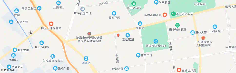 珠海葵竹苑(敬业路)_公交站地图_珠海公交_妙搜公交查询2025