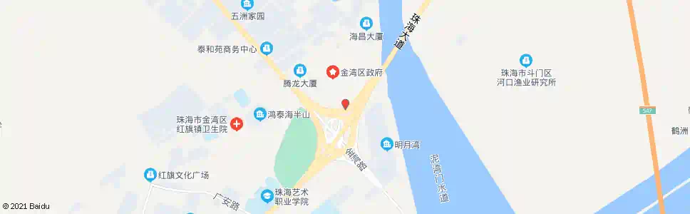 珠海湖心路口总站_公交站地图_珠海公交_妙搜公交查询2025