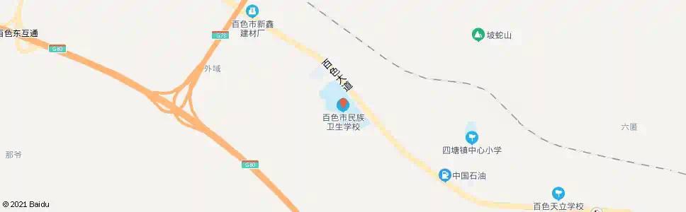 百色民师附小_公交站地图_百色公交_妙搜公交查询2025