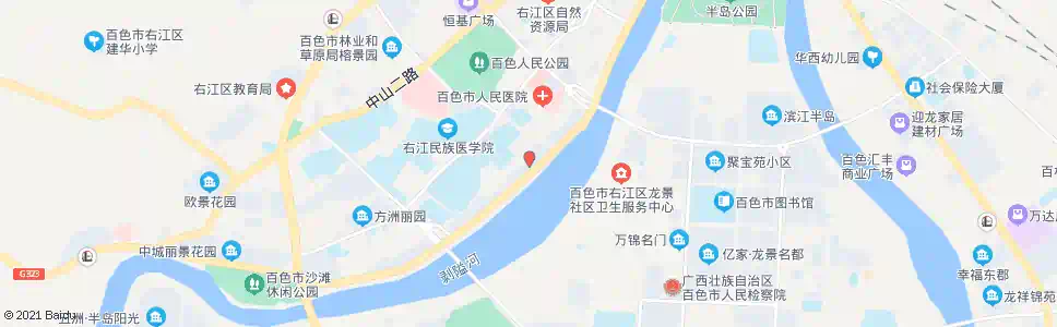 百色滨江国际_公交站地图_百色公交_妙搜公交查询2025